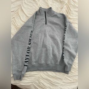 Gray zip up eras tour